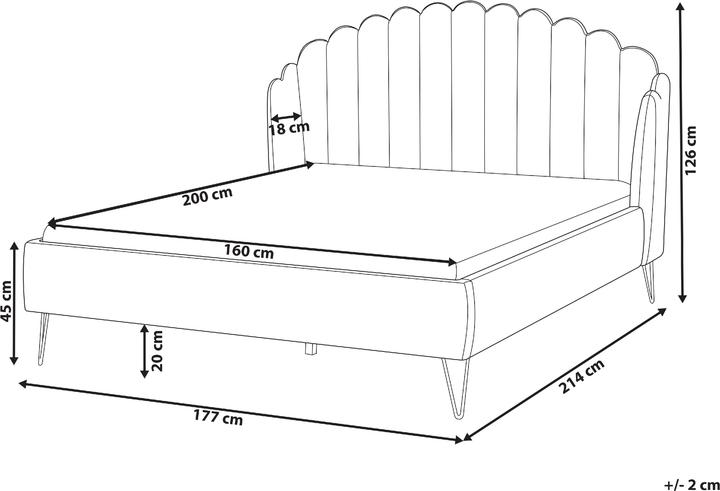Produktbild Beliani Ambillou (160 x 200 cm)