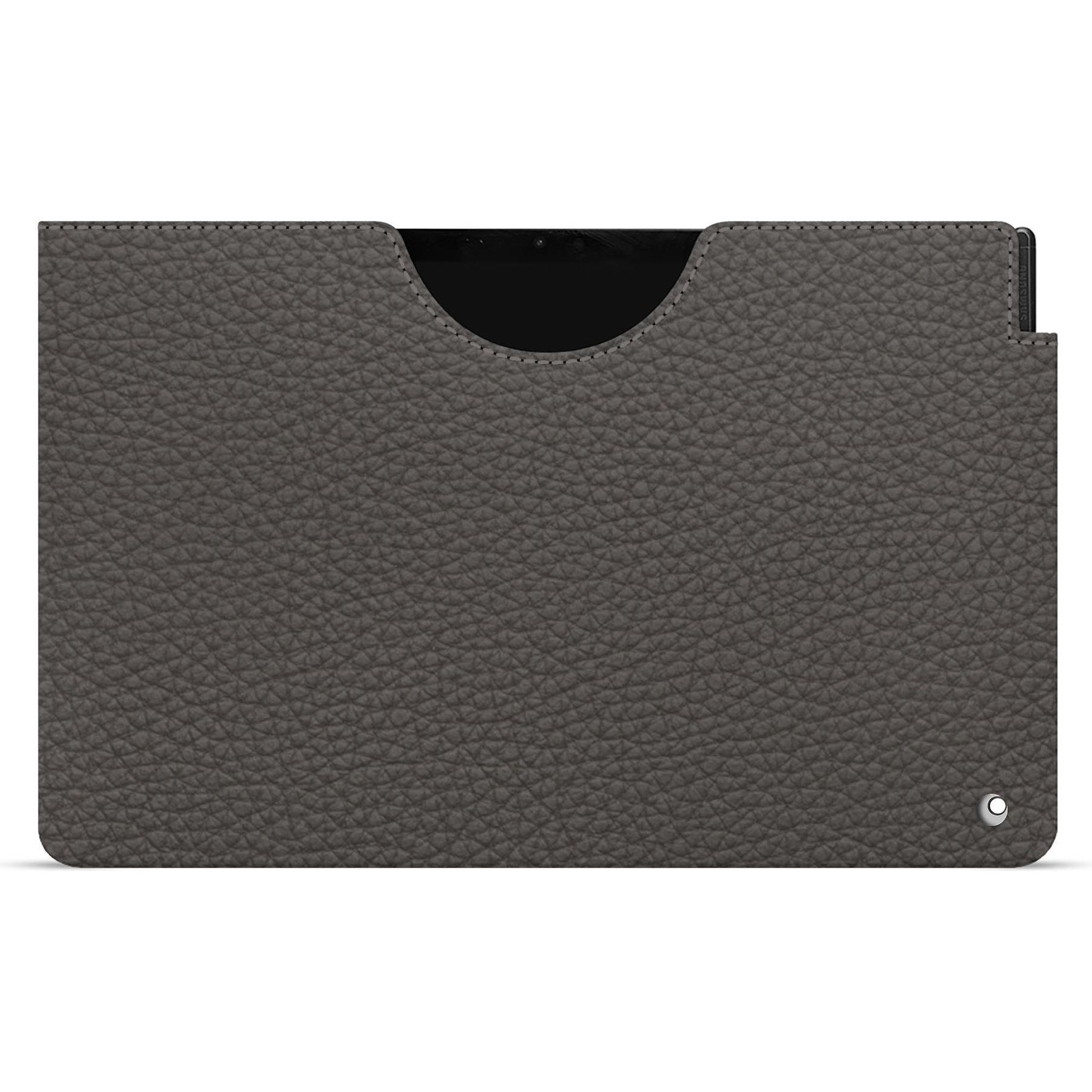 Noreve Lederschutzhülle (Galaxy Tab S9), Tablet Hülle, Grau