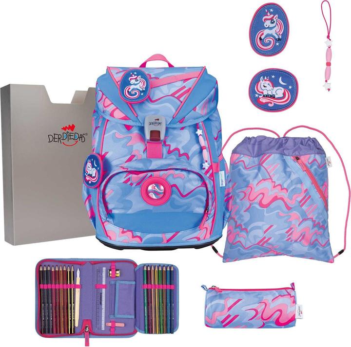 Flieder, Grau, Hellblau, Magic Unicorn, Pink