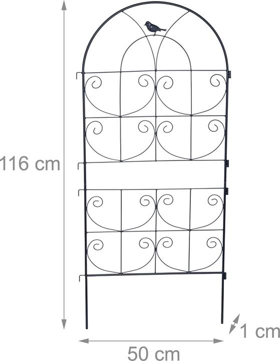 Produktbild Relaxdays Rankgitter-Set (1 cm, 50 cm)