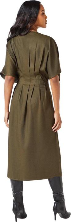 Image du produit Principles Womens/Ladies Crepe Pleat Waist Midi Dress (robe midi en crêpe plissée à la taille) (44)