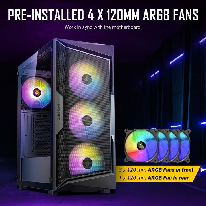 Immagine prodotto Antec Gamer AX61 Elite Midi Tower nero al dettaglio (ATX, ITX, mATX)