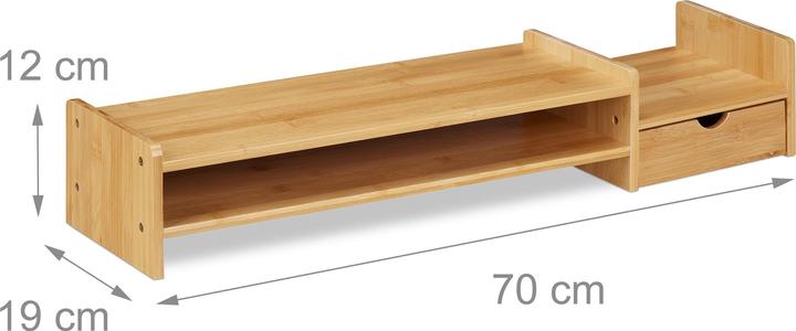 Immagine prodotto Relaxdays Bamboo Screen Stand
