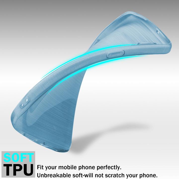 Actual product image Cadorabo Case for Samsung Galaxy A20 / A30 / M10s in TPU Brushed Camera Protector LM160 Style (Samsung Galaxy A20, Samsung Galaxy M10s, TCL A30)