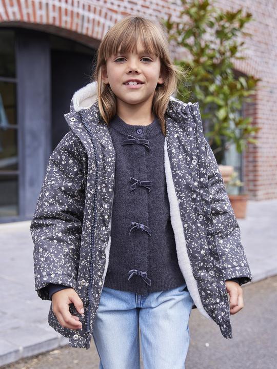 Actual product image Vertbaudet Mädchen Jacke mit Kapuze und Webpelz-Futter, Recycling-Wattierung (110)