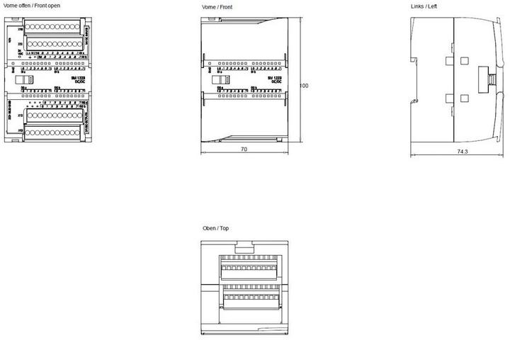 Immagine prodotto Siemens I/O DIGITALE SM 1223, 16DI/16DO