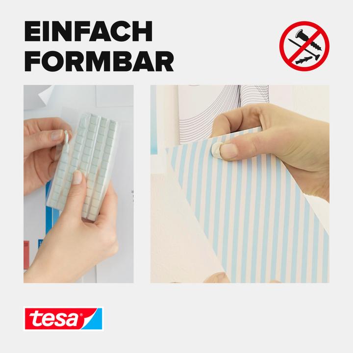 Immagine prodotto tesa Stucco adesivo TACK, pastiglie adesive modellabili, 80 pezzi (1 kg)