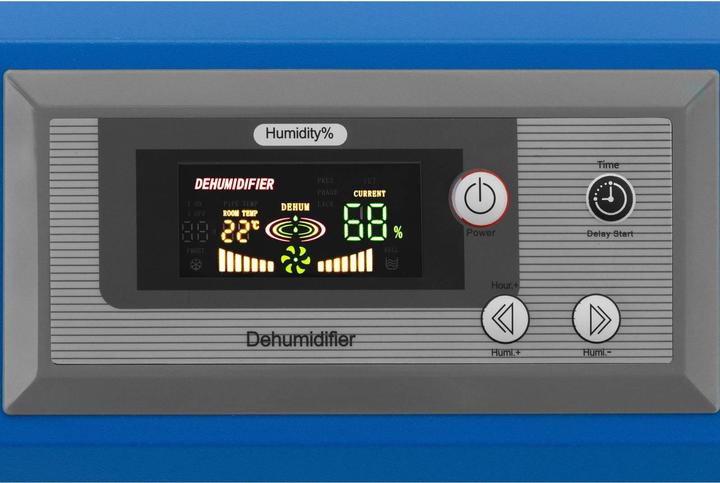Actual product image MSW Dehumidifier - 138 l/day - 130 - 150 m² - 1300 m³/h - with handle (150 m², 138 l/24h)