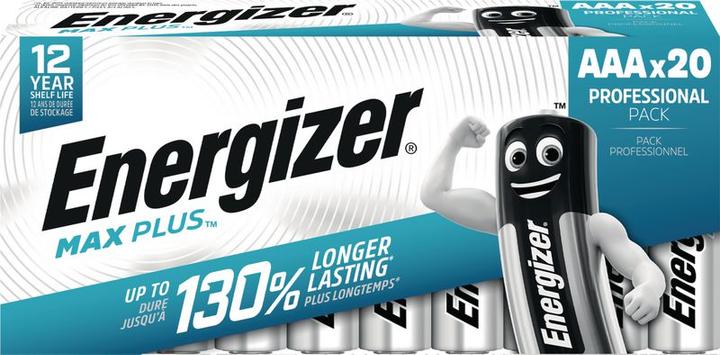 Image du produit Energizer Max Plus Micro (AAA) 20 pièces (20 pcs, AAA)