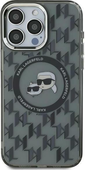Productafbeelding Karl Lagerfeld KLHMP16XHMCKMHK iPhone 16 Pro Max 6,9" czarny/zwart IML Monogram Karl&Choupette Hoofd (Apple iPhone 16 Pro Max)