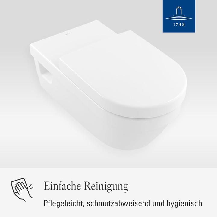 Immagine prodotto Villeroy & Boch Sedile per WC ViCare, con chiusura ammortizzata e sedile rimovibile