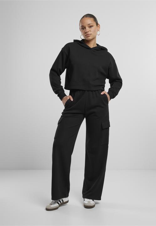 Actual product image Urban Classics Ladies Oversized Cropped Light Terry Hoodie - 159545 (L)