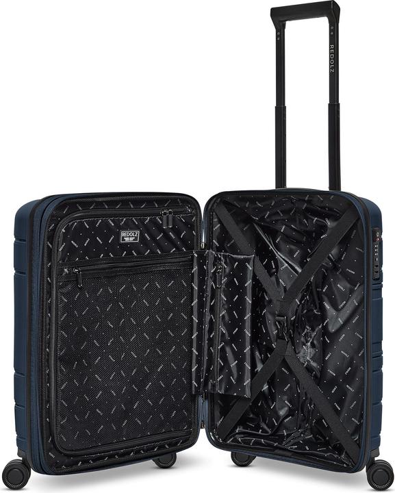 Actual product image Redolz Essentials 11 4 Rollen Kabinentrolley 55 cm mit Dehnfalte (45 l)