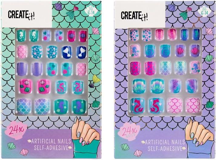Canenco Create It! Meerjungfrau Selbstklebende Kunstnägel