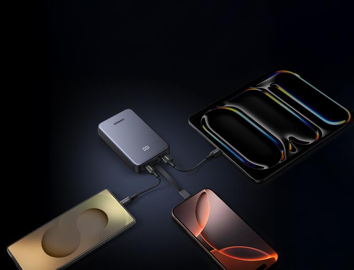 Image du produit Ugreen Power Bank 20000mAh 22.5W with Integrated USB-C Cable Banque d'alimentation - 20000 mAh (20000 mAh, 22.50 W)