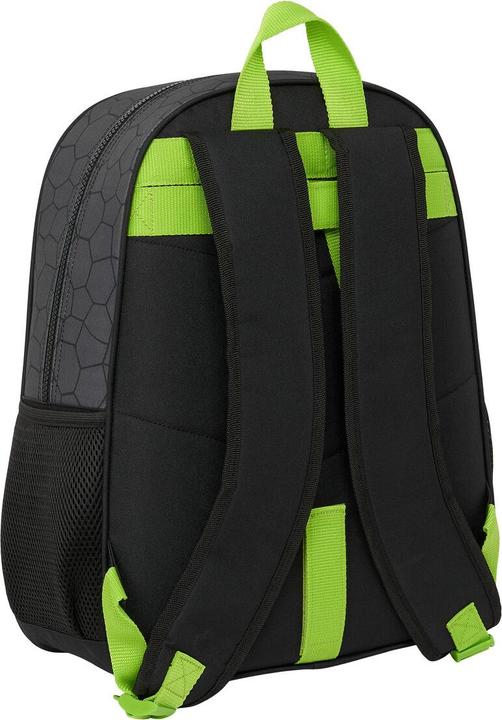 Actual product image Teenage Mutant NT School Backpack Black Grey 33 x 42 x 14 cm