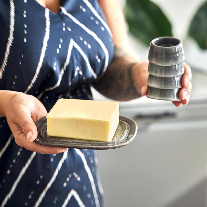 Image du produit Springlane Butterdose Misty Cliff aus Steingut