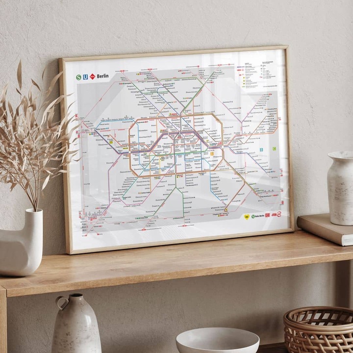 Actual product image BVG Berlin - Berlin Network (60 x 50 cm)