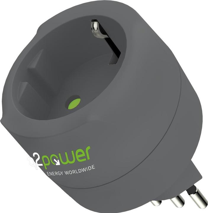 Actual product image Q2 Power Q2Power travel adapter