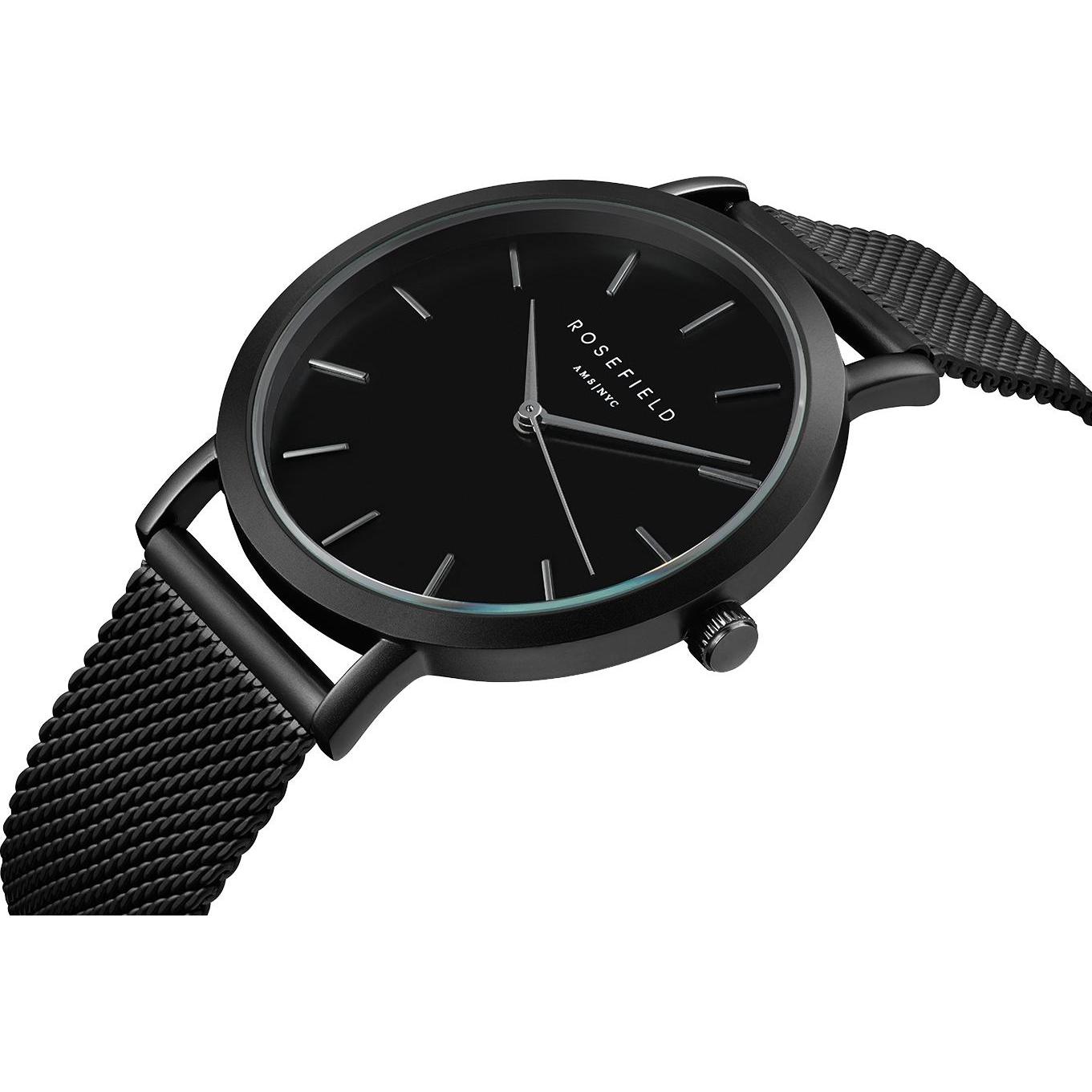 Thumbnail - Rosefield, Armbanduhr, The Mercer (38 mm), Schwarz, (Analoguhr, 38 mm)