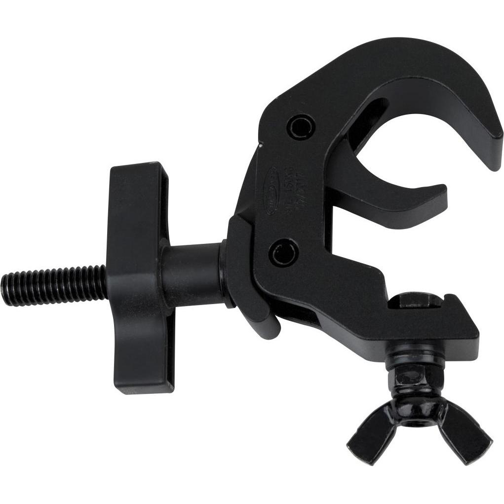 Thumbnail - Showtec Fast Coupler 150kg Black Slimline for 50mm tube, Montage Lichttechnik, Schwarz