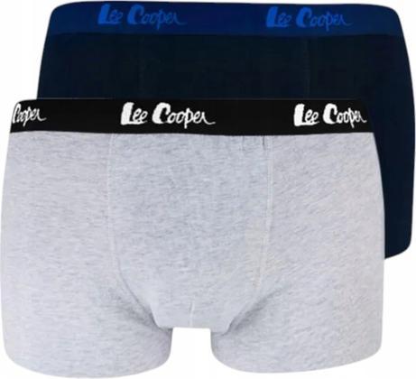 Produktbild Lee Cooper Herren Boxershorts Duobox Grau/Marineblau (M)