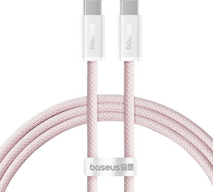 Image du produit Baseus USB-C vers USB-C Dynamic 3 Series, 100W, 5A, 1m, Rose (1 m, 100 W)