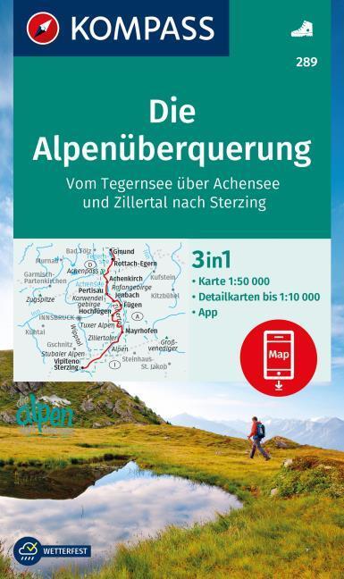 Image du produit Carte de randonnée 289 La traversée des Alpes