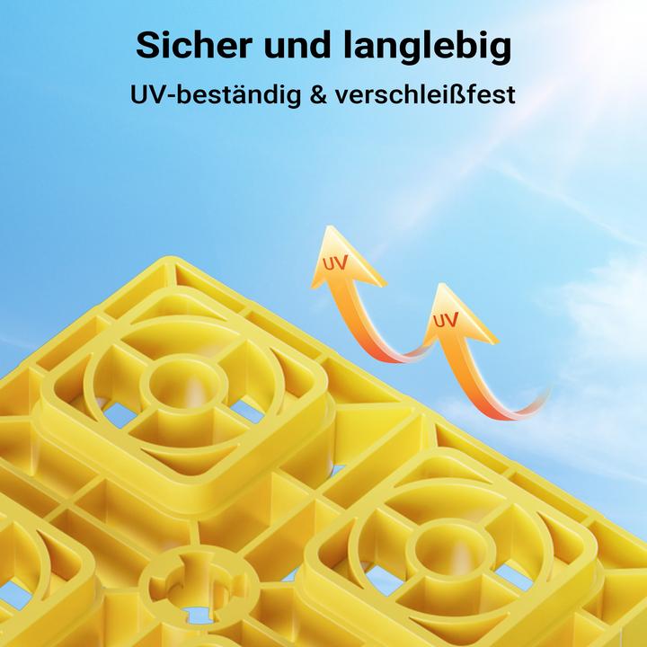 Produktbild Wiltec Unterlegplatten Wohnwagen 10x Stützplatten 13,5t Auffahrkeile Stufenkeile