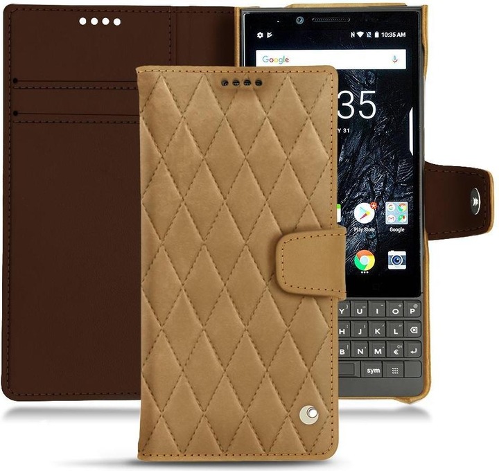 Produktbild Noreve Lederschutzhülle Wallet (Blackberry KEY2)
