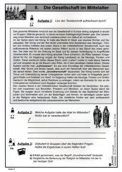 Actual product image Lernwerkstatt - Mit dem Fahrstuhl ins Mittelalter (German, Lynn-Sven Cabbage, Moritz Tassel, 2006)