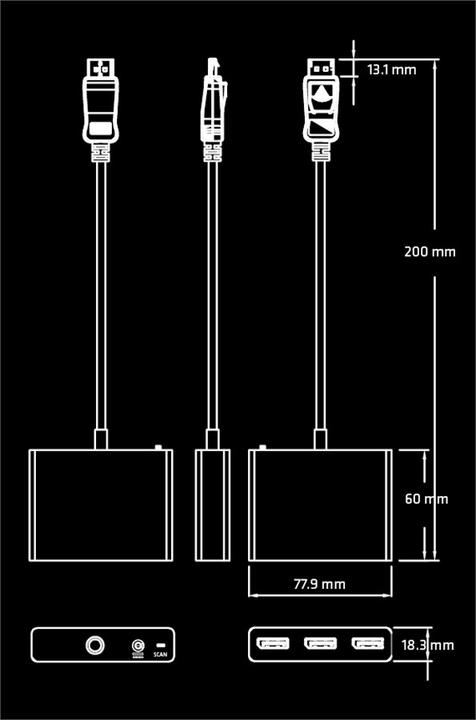 Produktbild Club 3D Multi Streaming Transport Hub