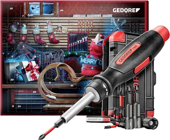 Actual product image Gedore Red Tool Advent Calendar