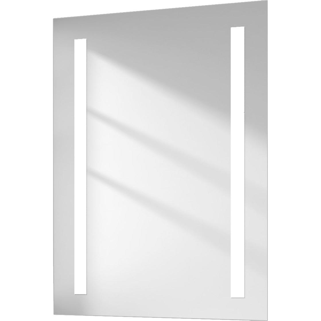 Emke, Spiegelschrank, Badspiegel mit Beleuchtung 50*70cm, Kaltweiss6500K, Dimmbar, Wand Schalter (70 x 50 cm)
