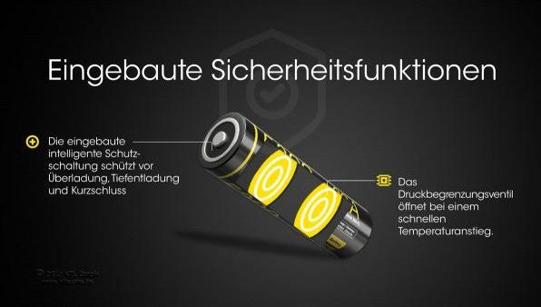 Produktbild Nitecore Li-Ion Akku 21700, 5300mAh, NL2153HPi (1 Stk., 21700, 5300 mAh)