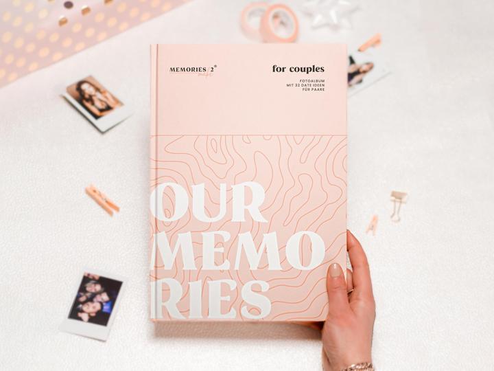 Actual product image Memories2make Challenge book for couples