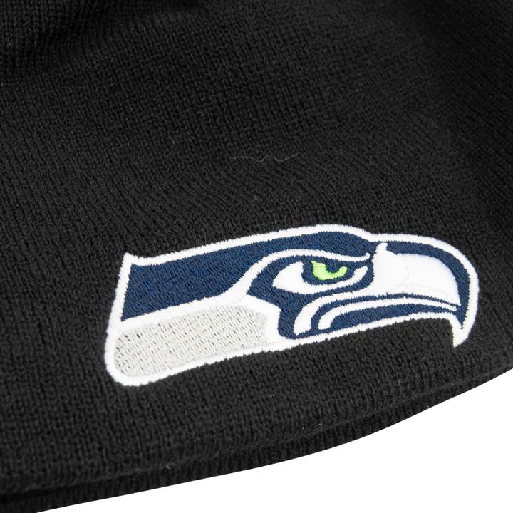 Actual product image New Era Strick Wintermütze Skull Beanie - Seattle Seahawks