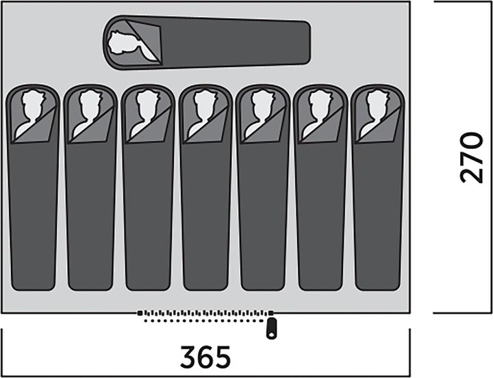 Produktbild Easy Camp Glampingzelt Orsa Cabin (braun, f?r 8 Personen, Modell 2025) (Kuppelzelt, 9.40 kg, 8 Personen)