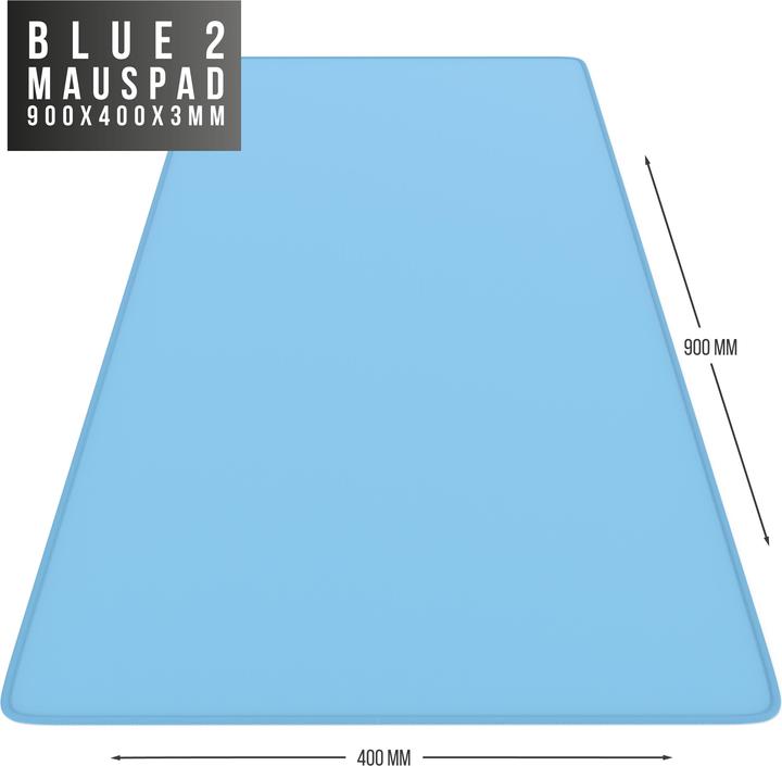 Image du produit CSL Tapis de souris de jeu, XXL, 900 x 400 x 3 mm, sous-mains, extra-large, lavable (XXL)