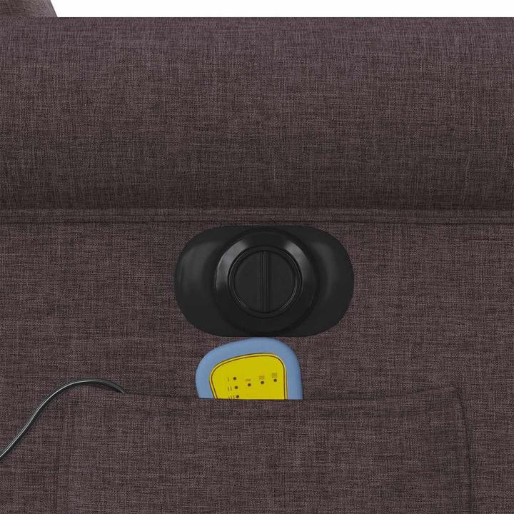 Immagine prodotto vidaXL Sedia da massaggio elettrica in tessuto marrone scuro