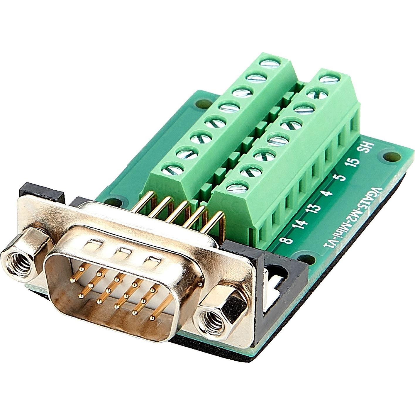 Exsys VGA Terminal Block Adapter (20 Pin Terminal Block), Data + Video Adapter