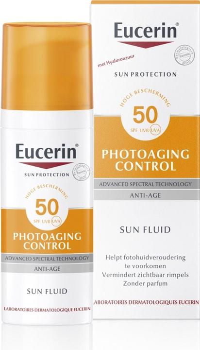 Actual product image Eucerin SUN Anti-Age (Sun cream face, SPF 50, 50 ml, 50 g)
