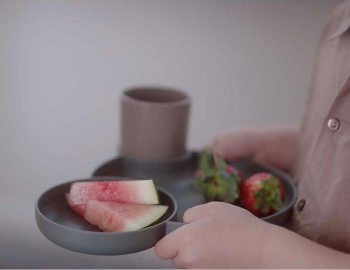 Immagine prodotto dantoy Set da pranzo organico Tiny i.GB gr-verde