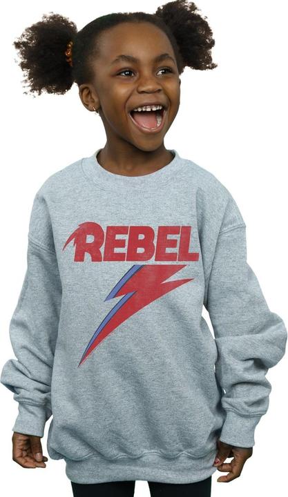 Image du produit David Bowie - Sweat DISTRESSED REBEL - Fille (140, 146)