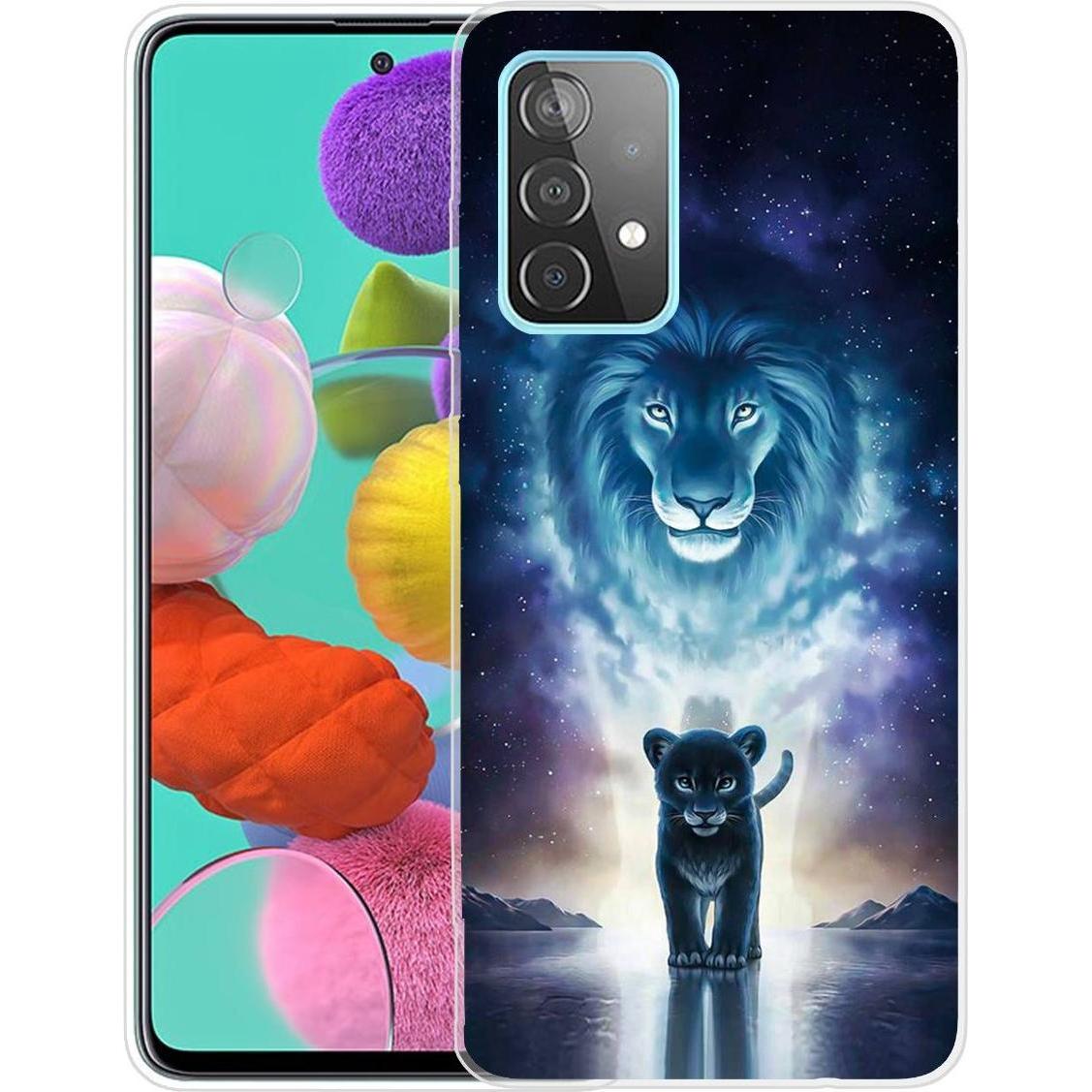 König Design Hülle Handy Schutz für Samsung Galaxy A72 5G Case Cover Tasche Etuis Transparent (Samsung Galaxy A72 5G), S...