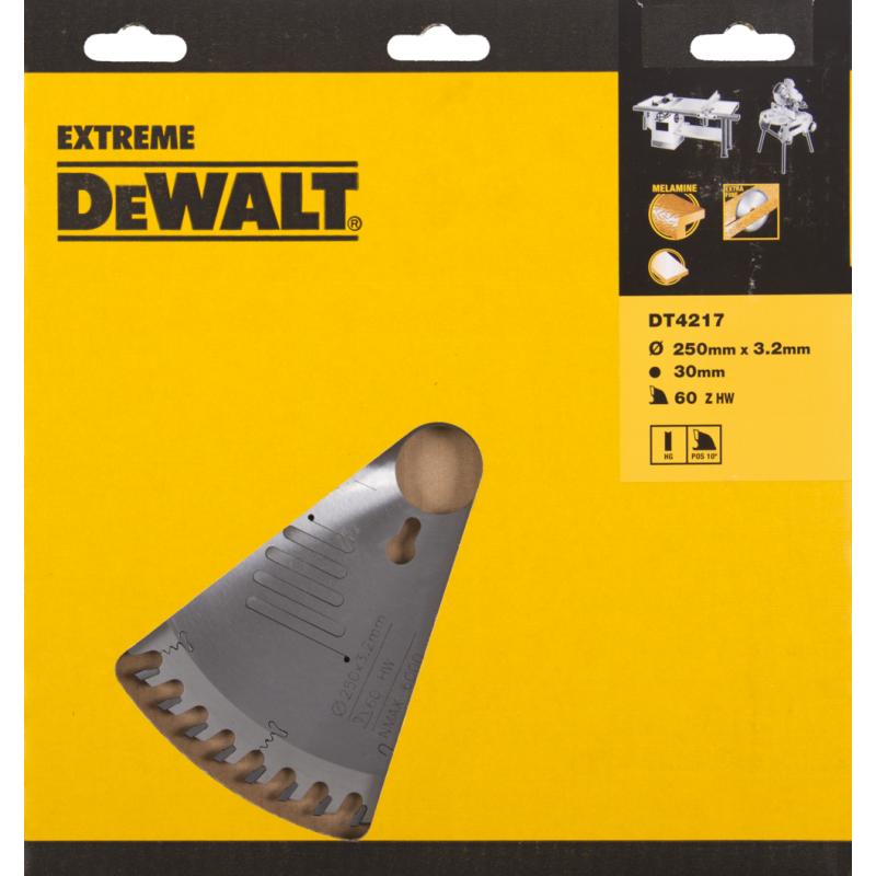 DeWalt, Lama, Lama circolare stat. 250/30mm 60HZ