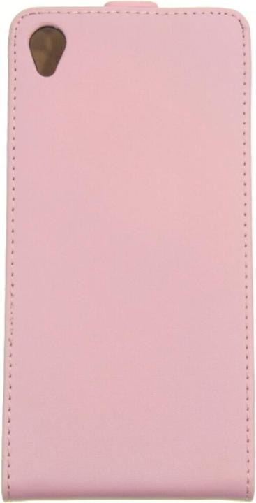 Actual product image OEM Slim leather Flip Case for Sony Z3 pink (Sony Xperia Z3, Sony Xperia Z3 Dual, Sony Xperia Z3v)