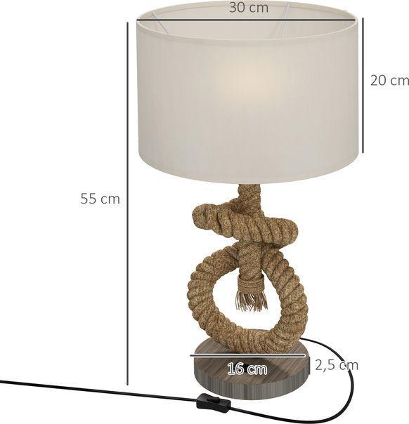 Produktbild Swisshandel24 Tischlampe LED Tischleuchte USB Aufladbar, Nachttischlampe, Lampensockel E27, cremeweiss (350 lm, E27)