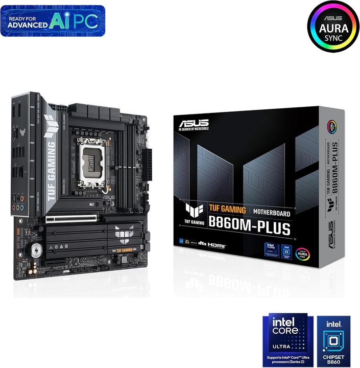 Produktbild ASUS TUF GAMING B860M-PLUS (Socket S1, Intel B860, mATX)