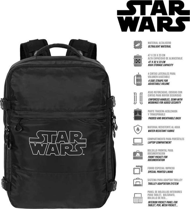 Immagine prodotto Karactermania Zaino da viaggio grande Mercury 47x23x33cm Logo